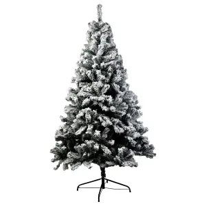 1.5m Snow-Tipped Artificial Christmas Tree, 550 Tips, Sturdy Stand