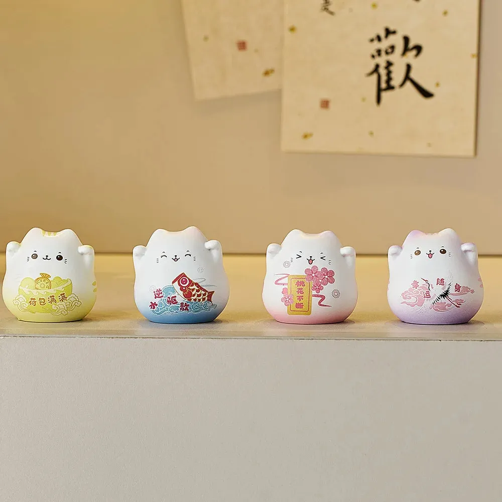 1PC Cute Maneki Neko Home Decoration Lucky Cat Ornaments