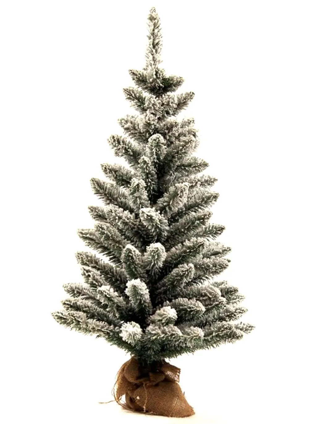 3' King Flock® Artificial Christmas Tabletop Tree Unlit (set of 2)