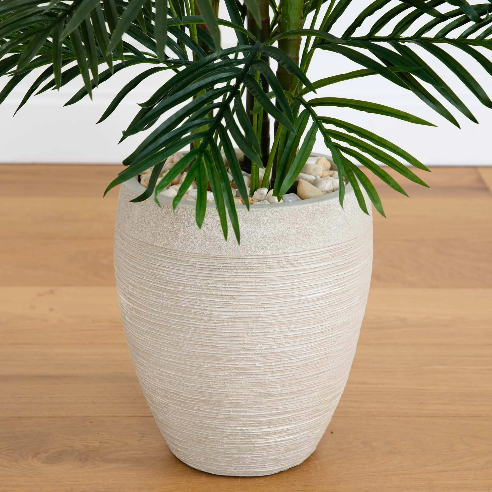 4.5’ Areca Palm Artificial Tree in Sand Colored Planter