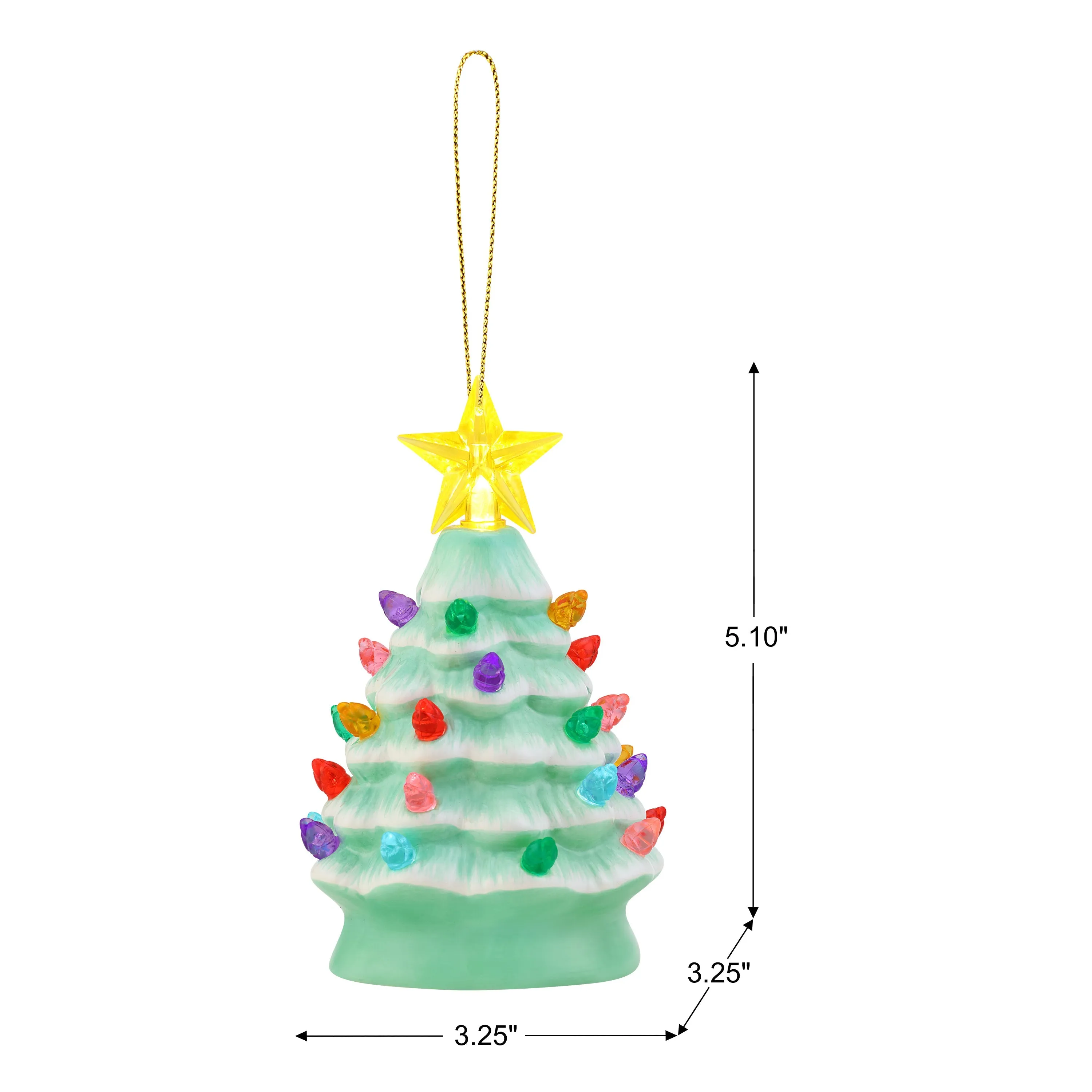 5 in. Nostalgic Ceramic Tree - Seafoam