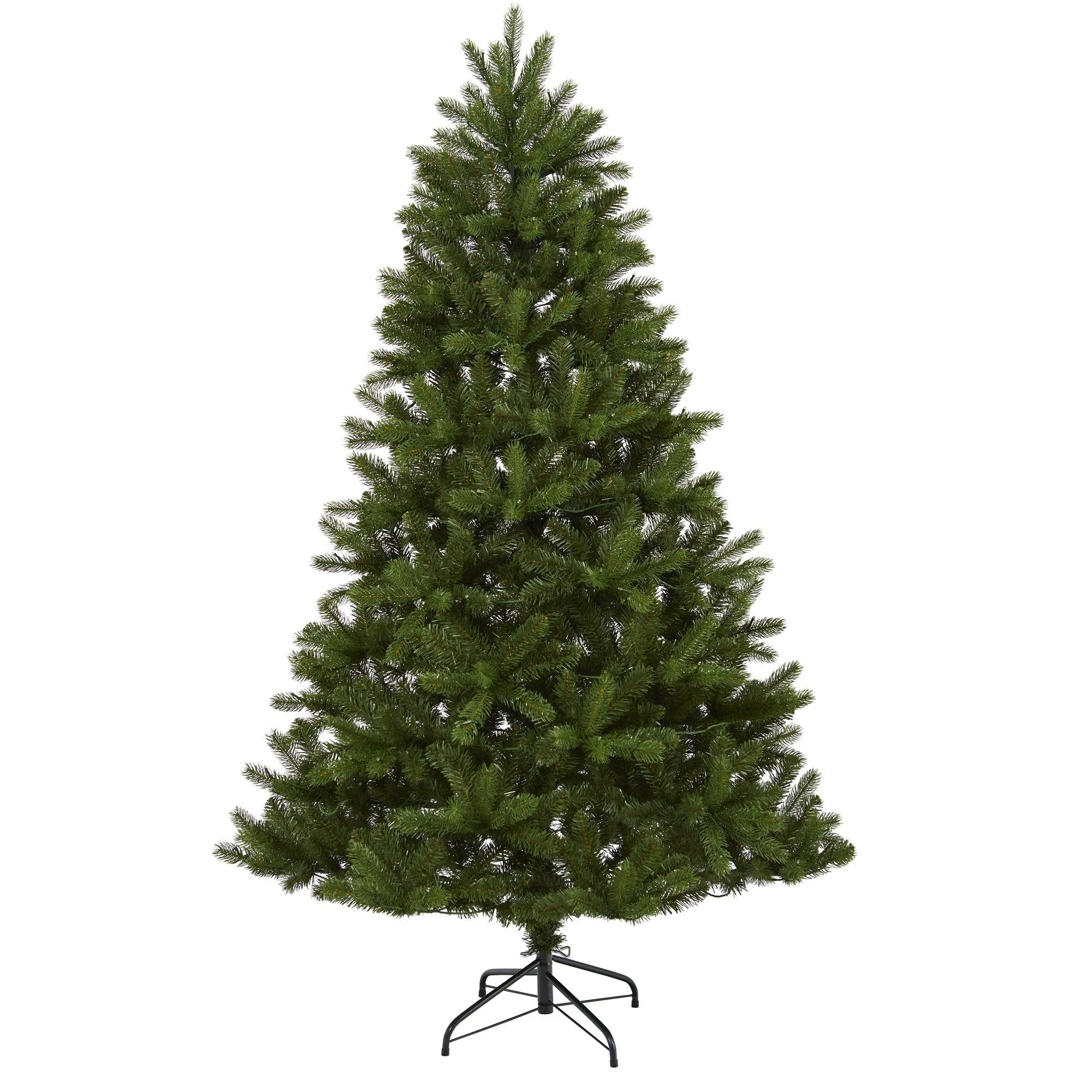 6’ New Haven Spruce “Natural Look” Artificial Christmas Tree with 350 LED Lights