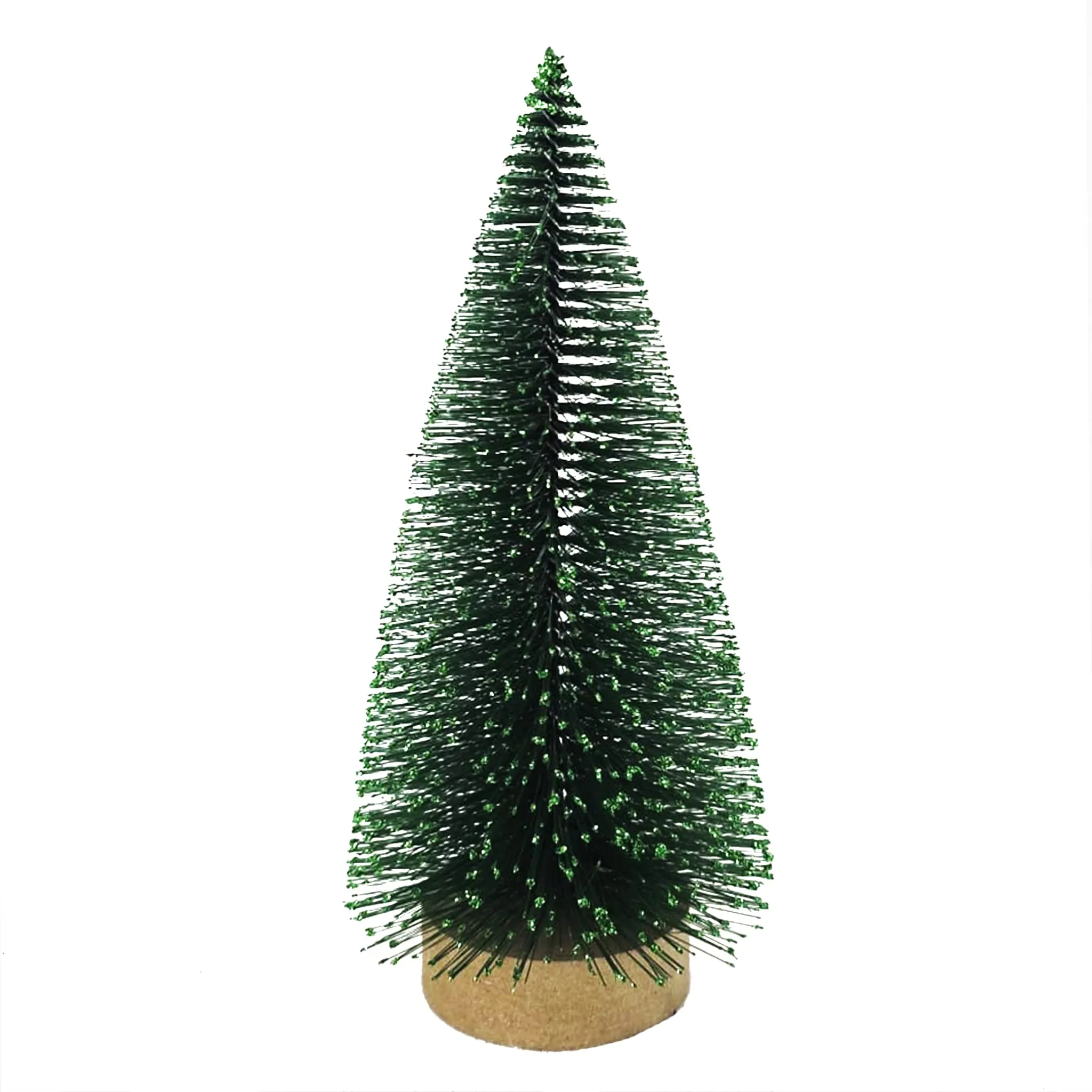 6" Mini Christmas Trees with Glitter - Small