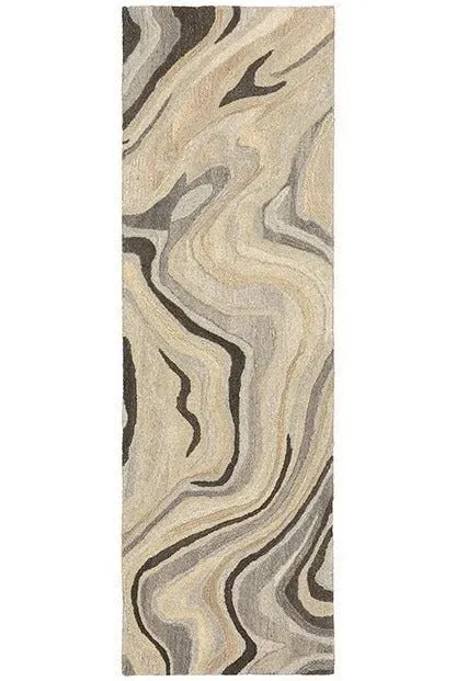 Anastasia 68007 Beige/Charcoal Rug