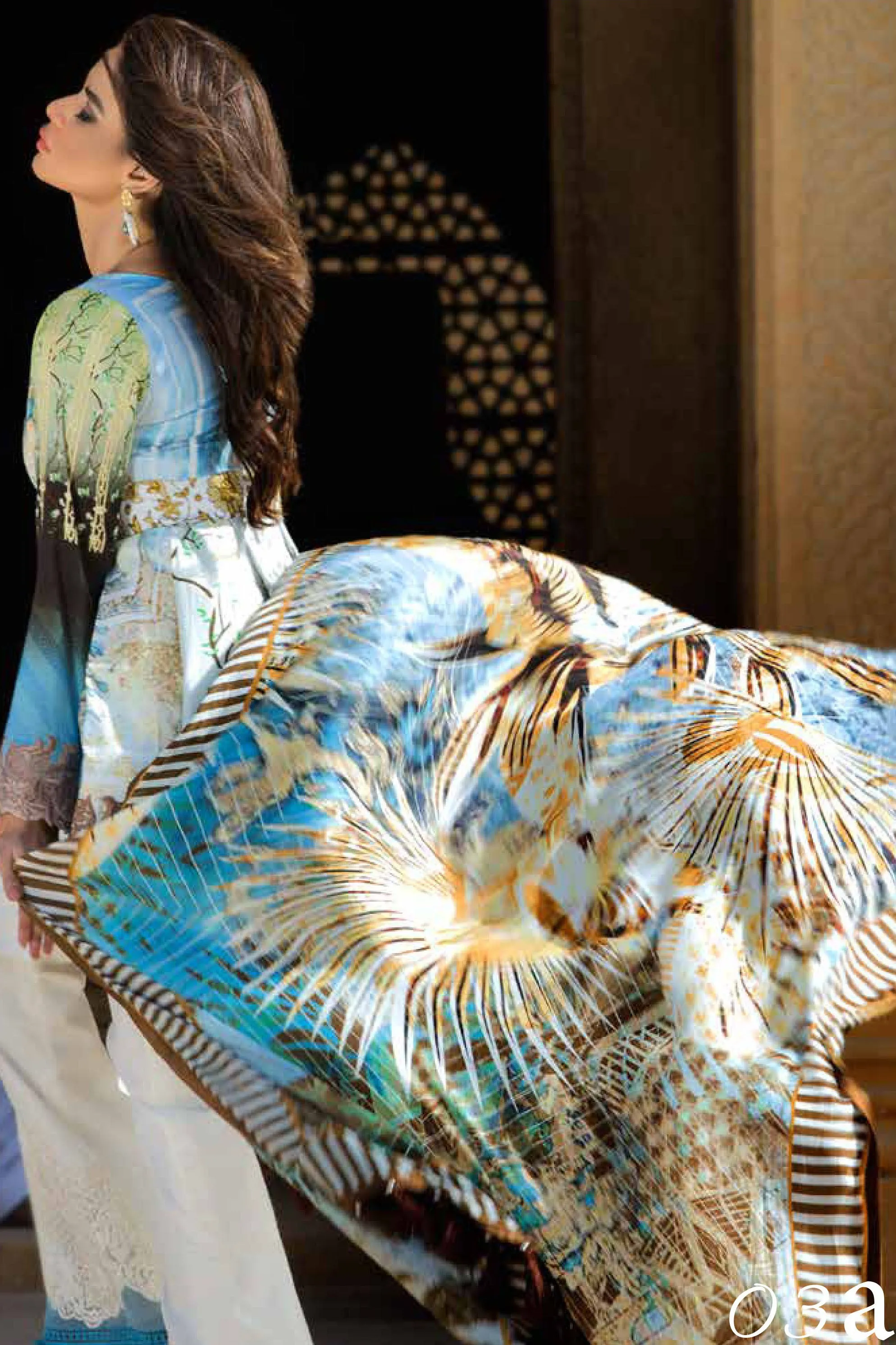 Ayesha Ibrahim Festive Luxury Lawn Collection – 3A