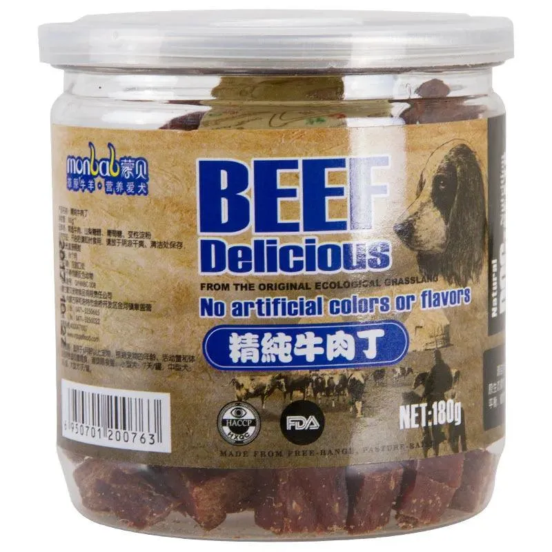 Beef Flavor Dog Snacks 180g