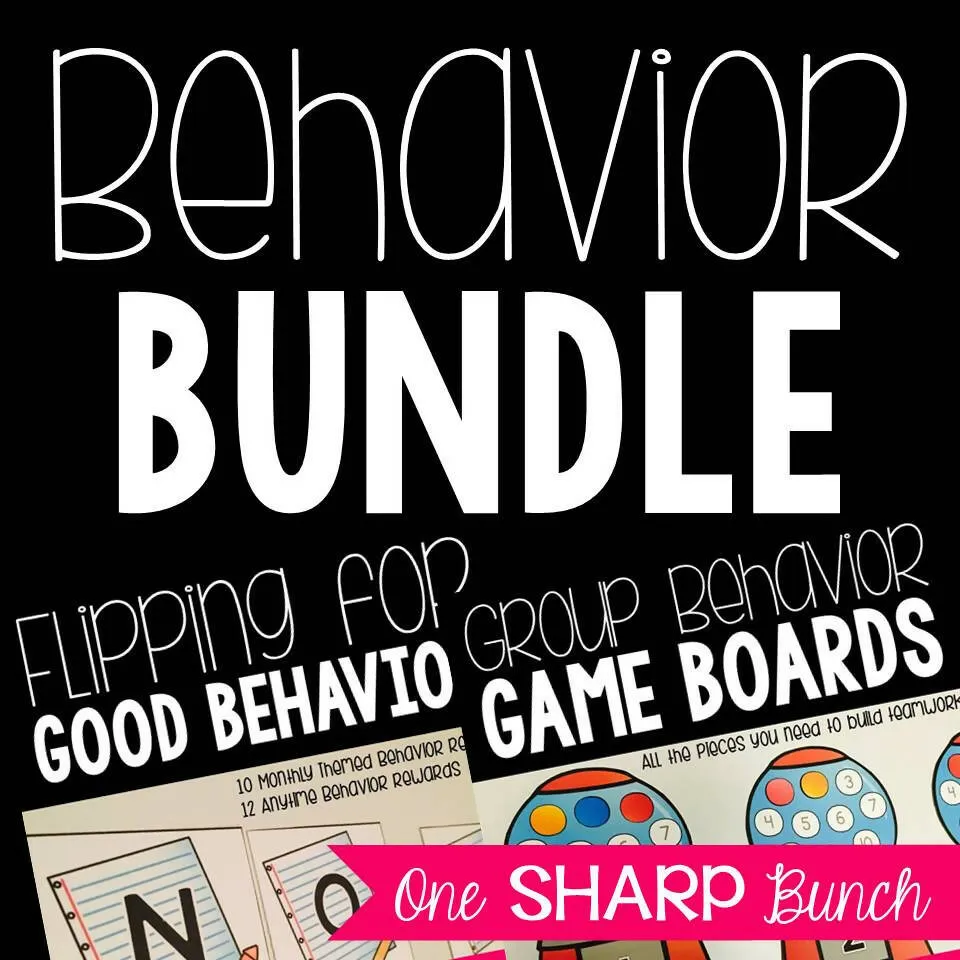 Behavior Management Bundle - Whole Class Classroom Management - Class Rewards