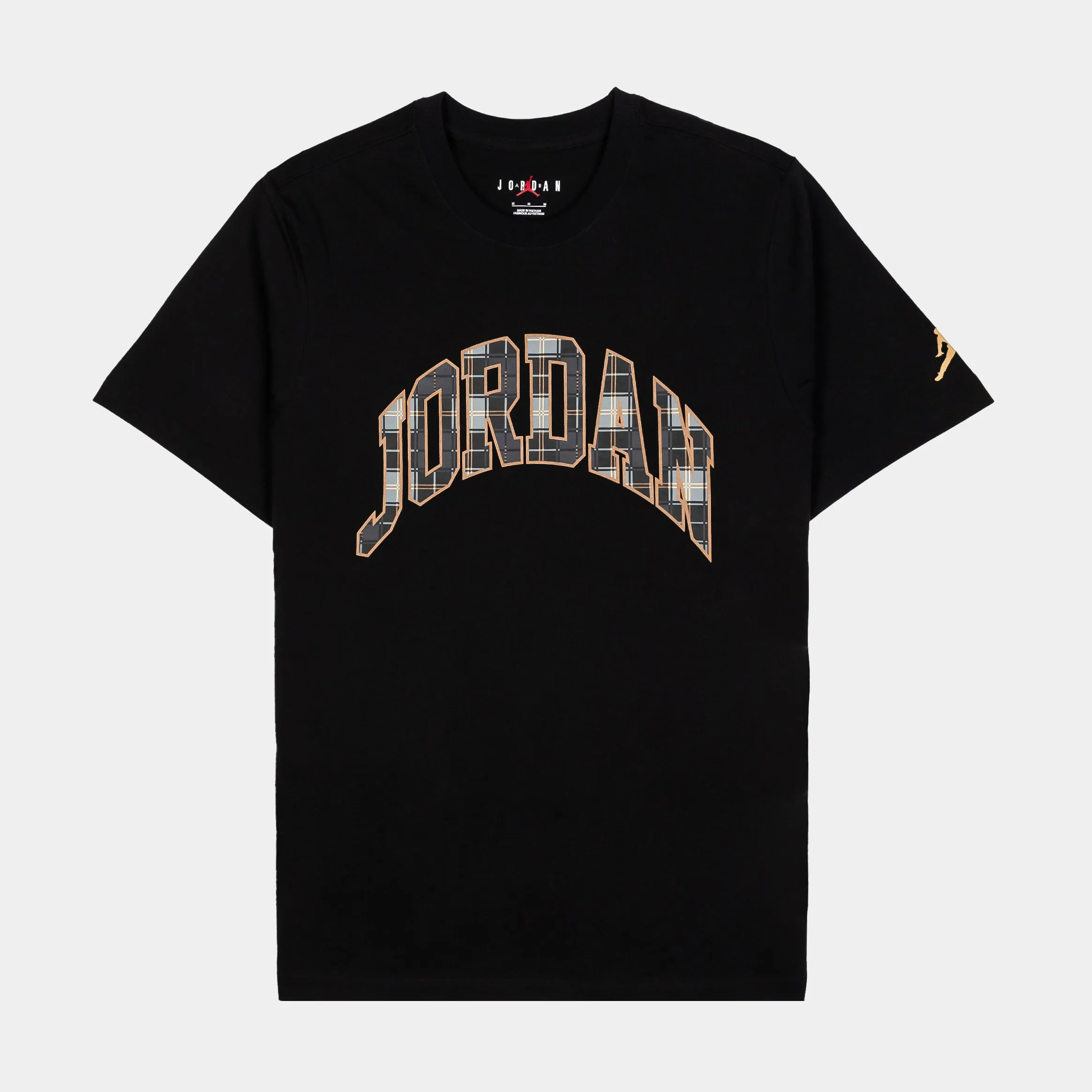 Brand Holiday Mens Short Sleve Shirt (Black/Gold)