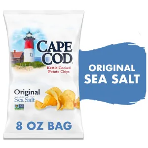 Cape Cod Potato Chips, Original Kettle Cooked Chips, 8 oz