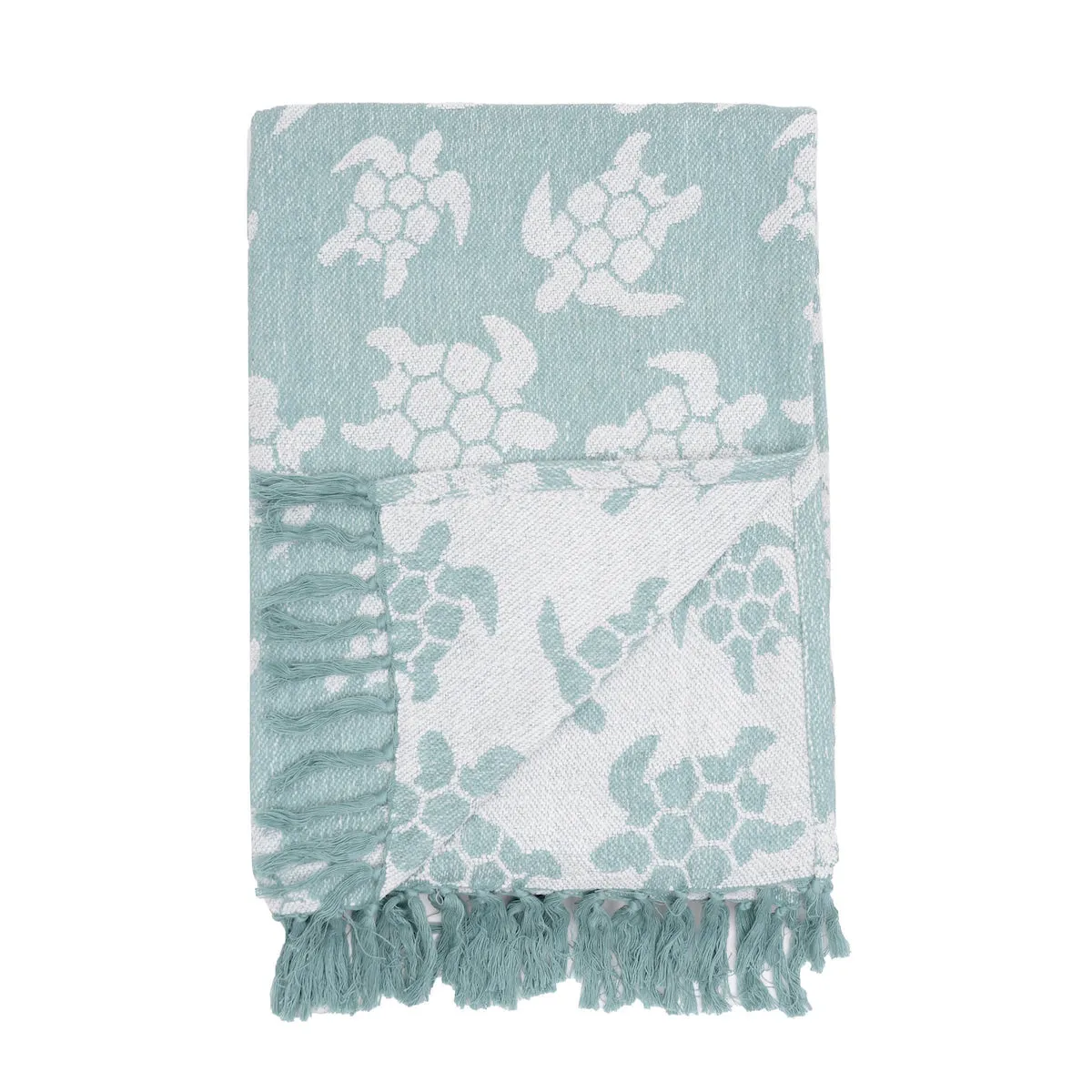 Chenille Sea Turtles Throw