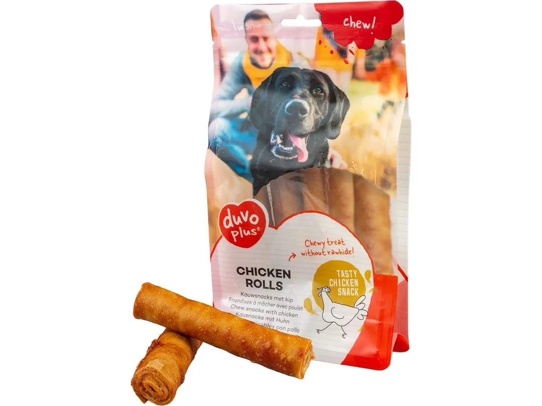 chew! Chicken & peanut butter rolls M - 12cm - 5pcs / 330g