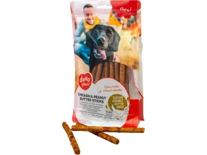 chew! Chicken & peanut butterticks 12,5cm - 30pcs / 330g