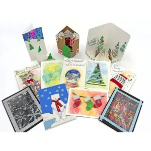 Christmas Card Bundle Box - Kids Holiday Arts and Crafts