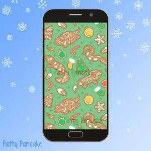 Christmas Cookie Reptiles Mobile Wallpaper