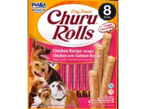 Churu Rolls for Dog Chicken Recipe  wraps Chicken with Salmon Recipe