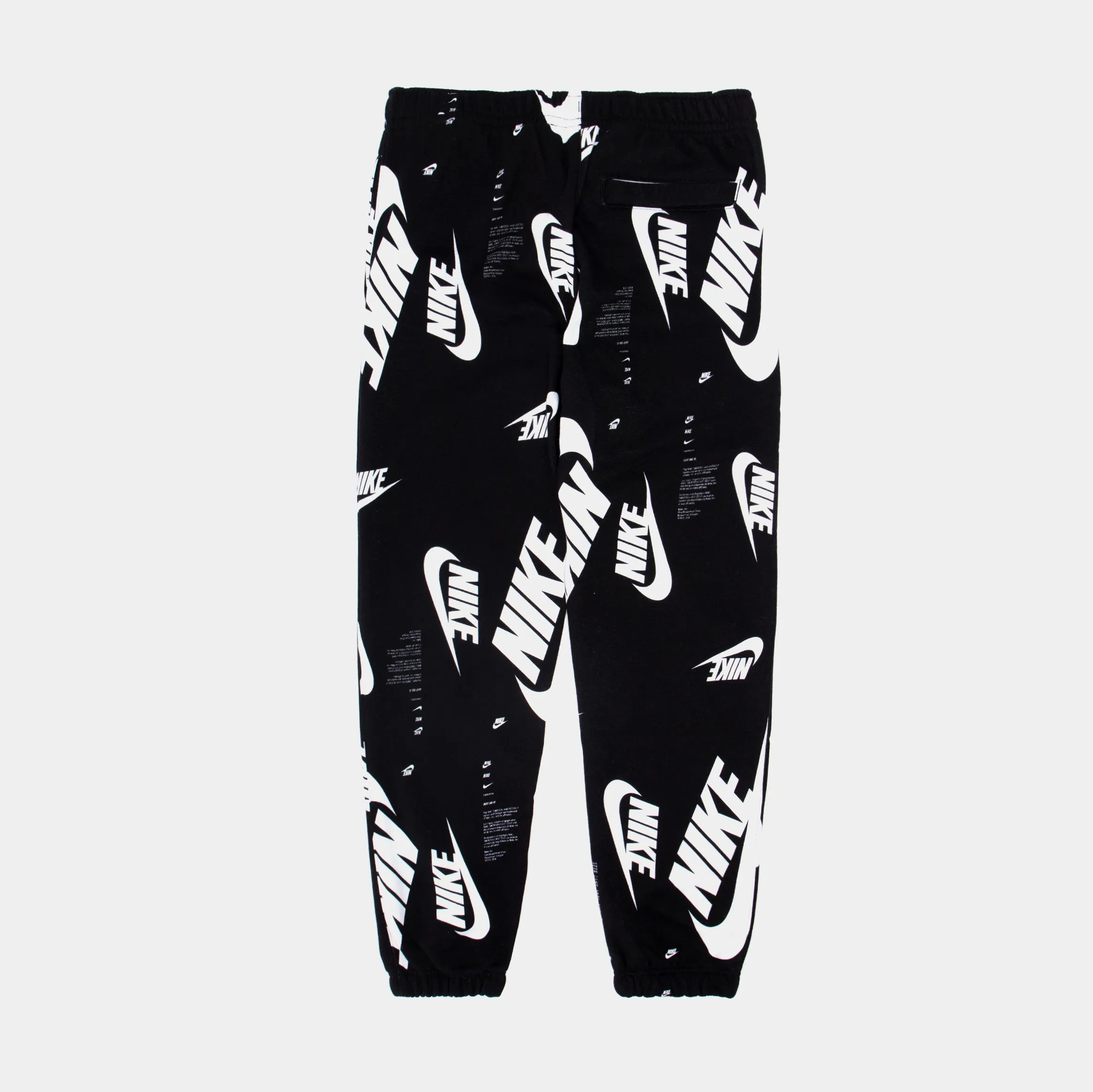 Club Swoosh Fleece Mens Pants (Black)