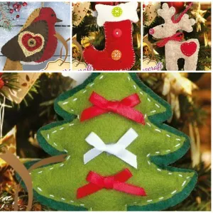 DIY Felt Festive Christmas kit M1487 Mtex