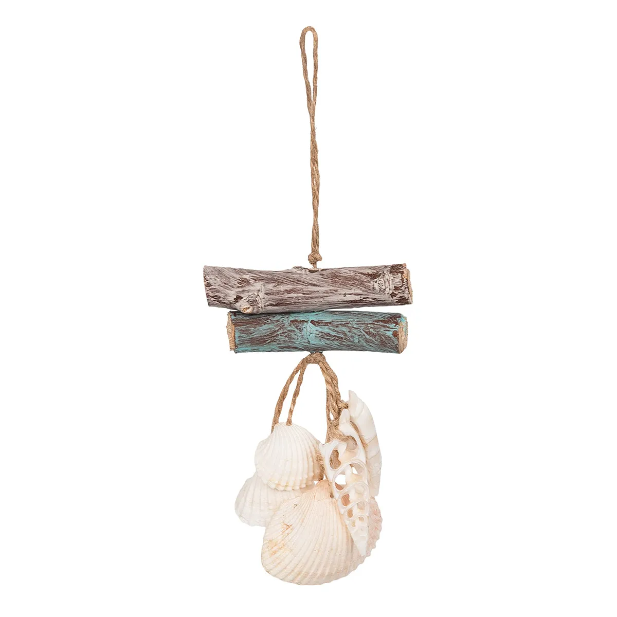 Driftwood Shell Drop Ornament