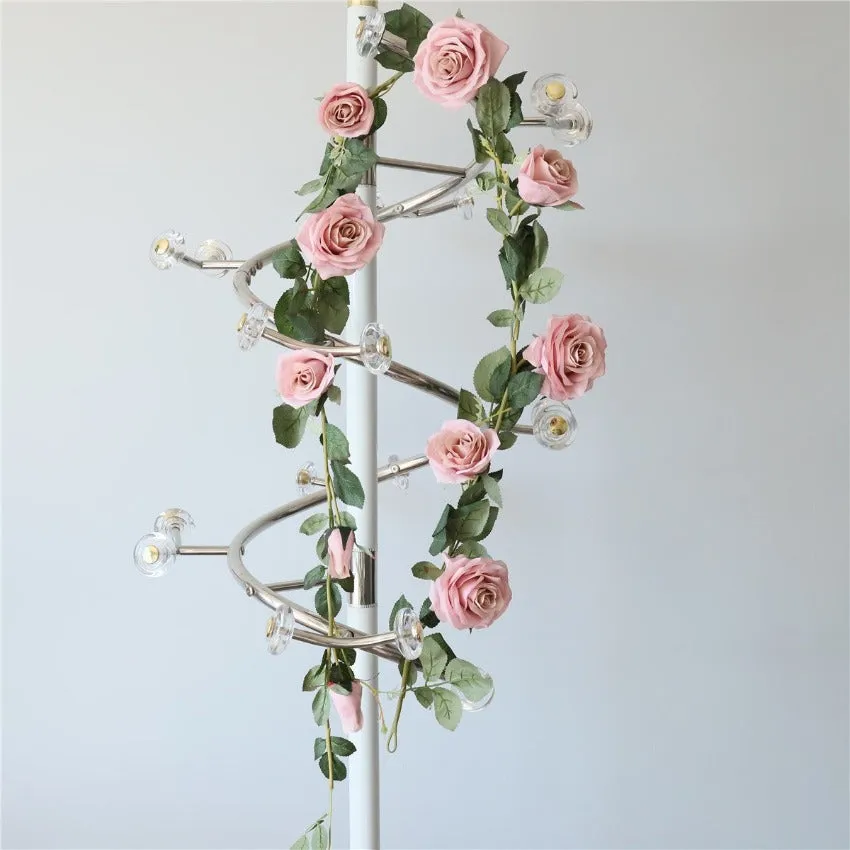 Dusty Rose Wedding Decor Fake Hanging Flower Vine