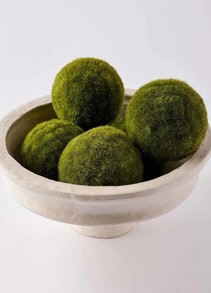 Faux Forest Moss Ball by Mud Pie