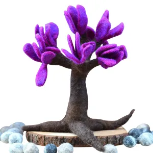 Beautiful Felt Spring Tree Decoration – Handmade Seasonal Home Decor