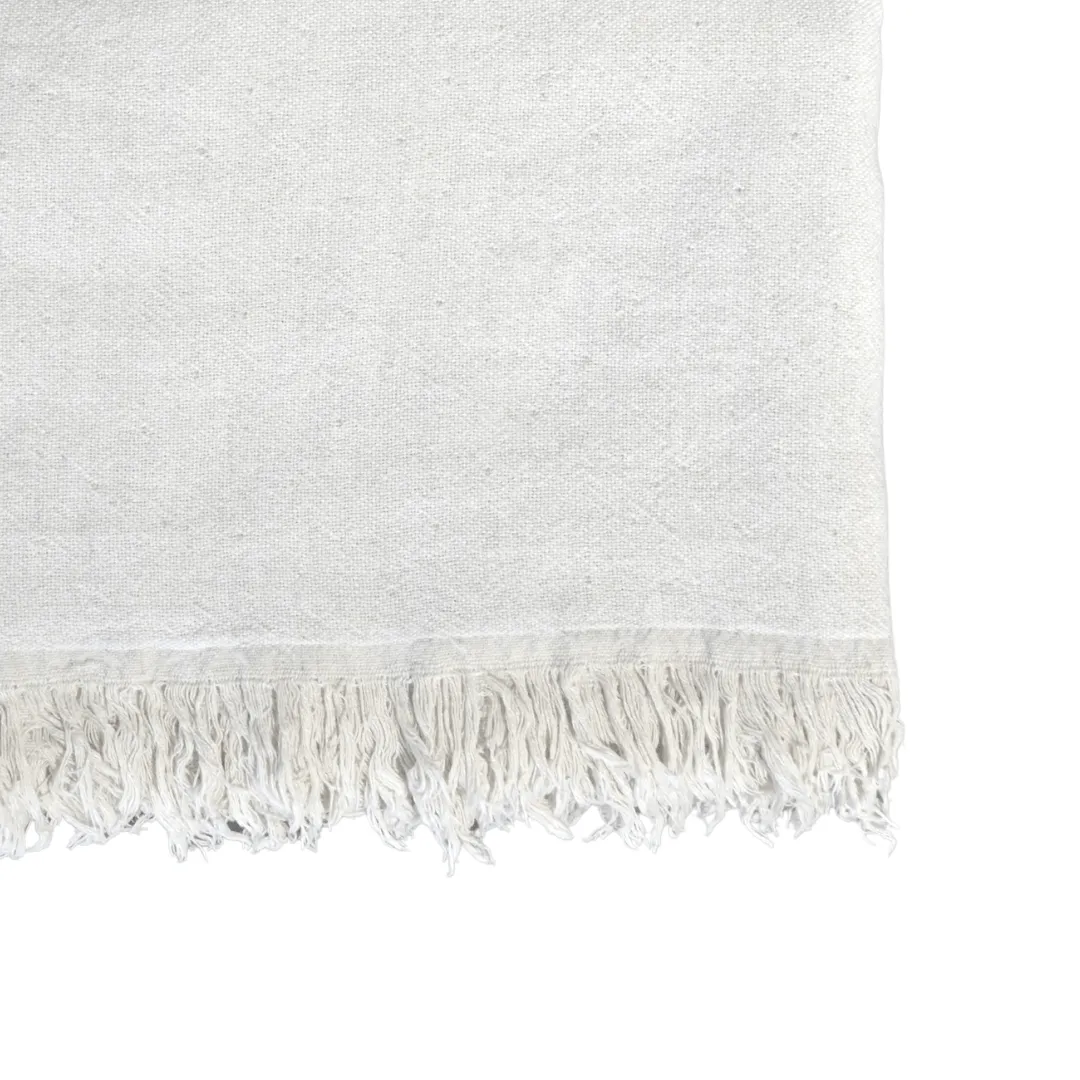 Fouta Throw | Double-Sided | White 135x185cm