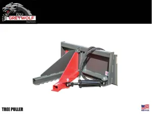 GREYWOLF tree puller for skid steer