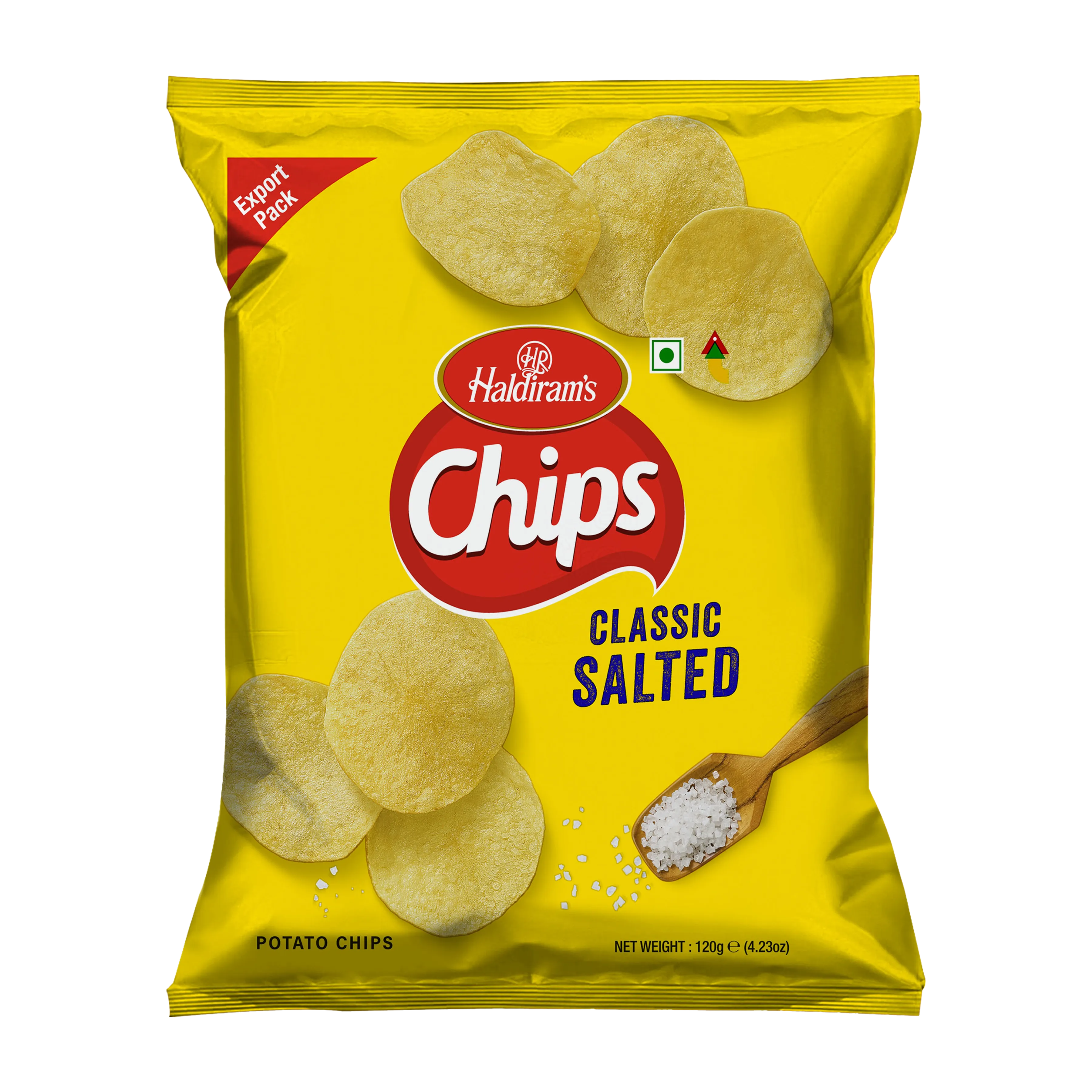 Haldiram Classic Salted Chips - 120 Gms