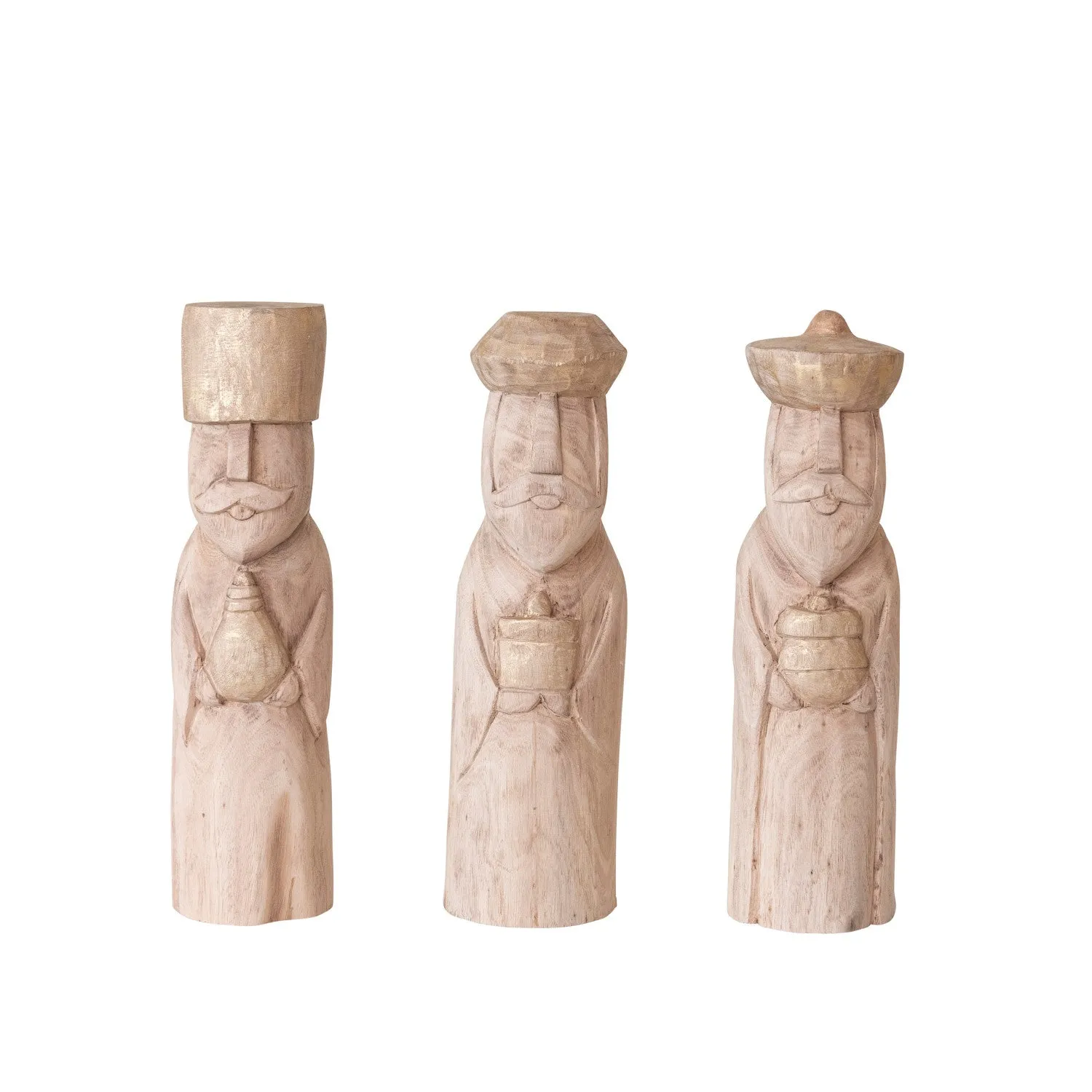 Hand Carved Wood Wise Men