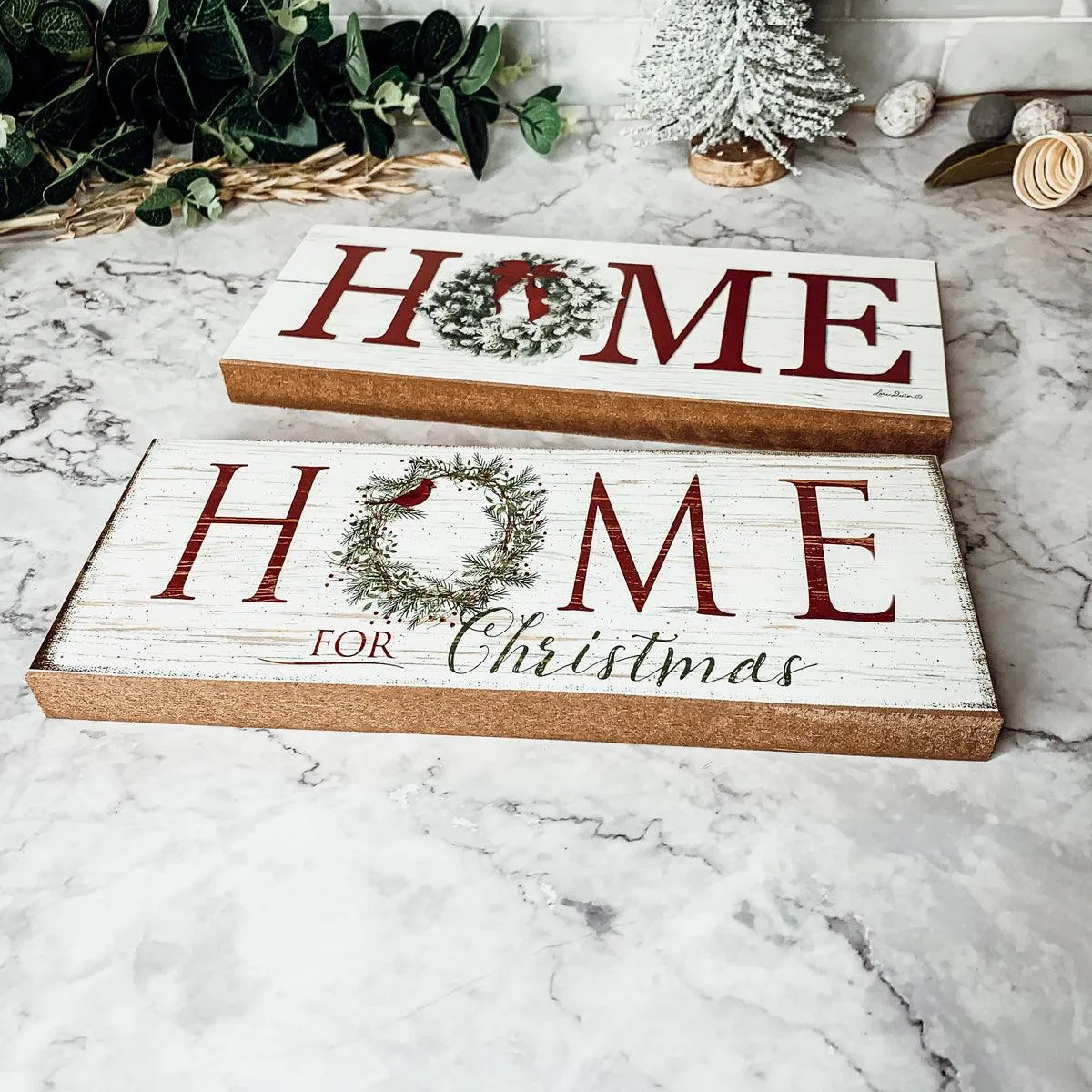 Home for Christmas Sign