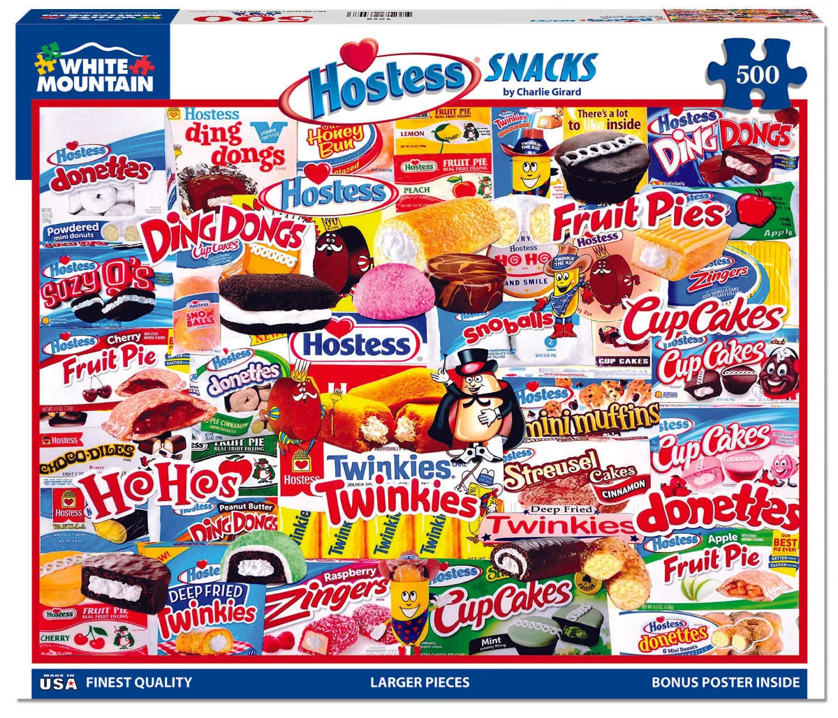 Hostess Snacks (1762pz) - 500 Piece Jigsaw Puzzle