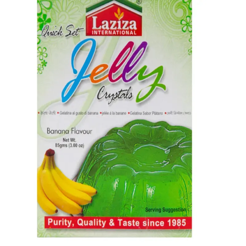 Banana Flavored Jelly by Laziza - Gourmet Dessert Treat