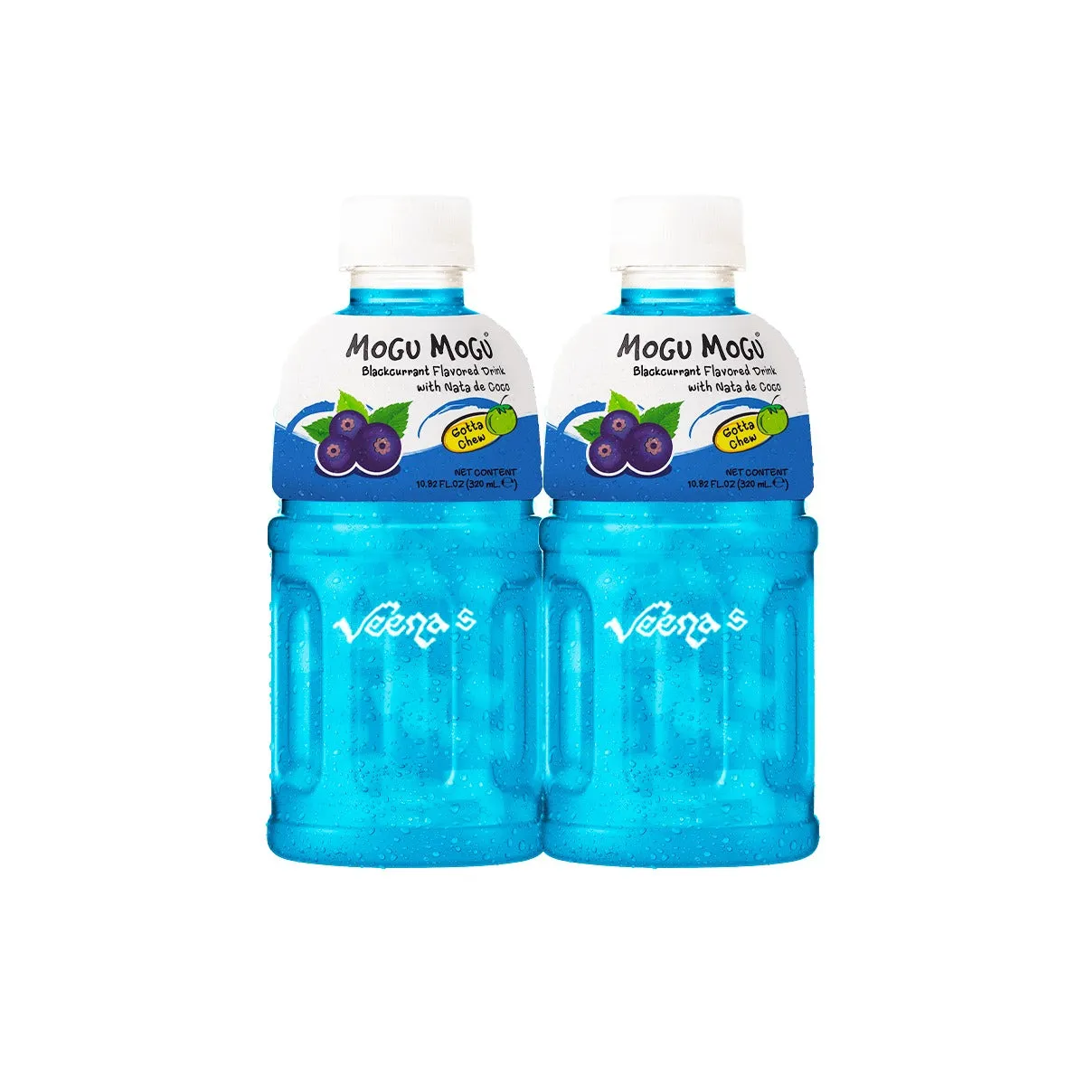 Mogu Mogu BlackCurrant Flavoured Drink (Pack of 2)320ml