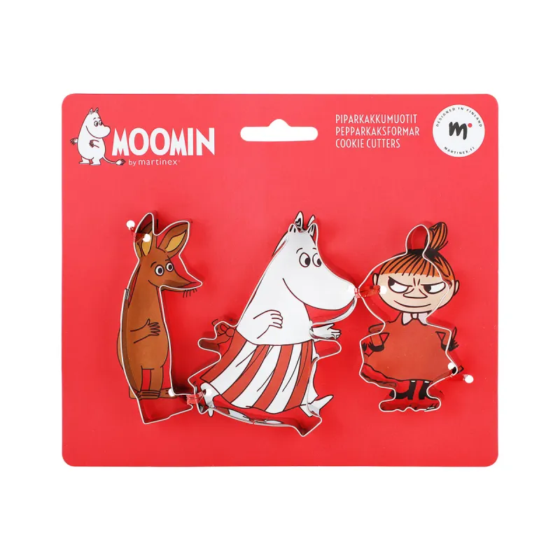 Moominmamma Cookie Cutters 3-set - Martinex