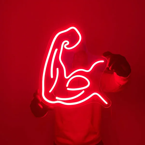 Muscle Neon Wall Art