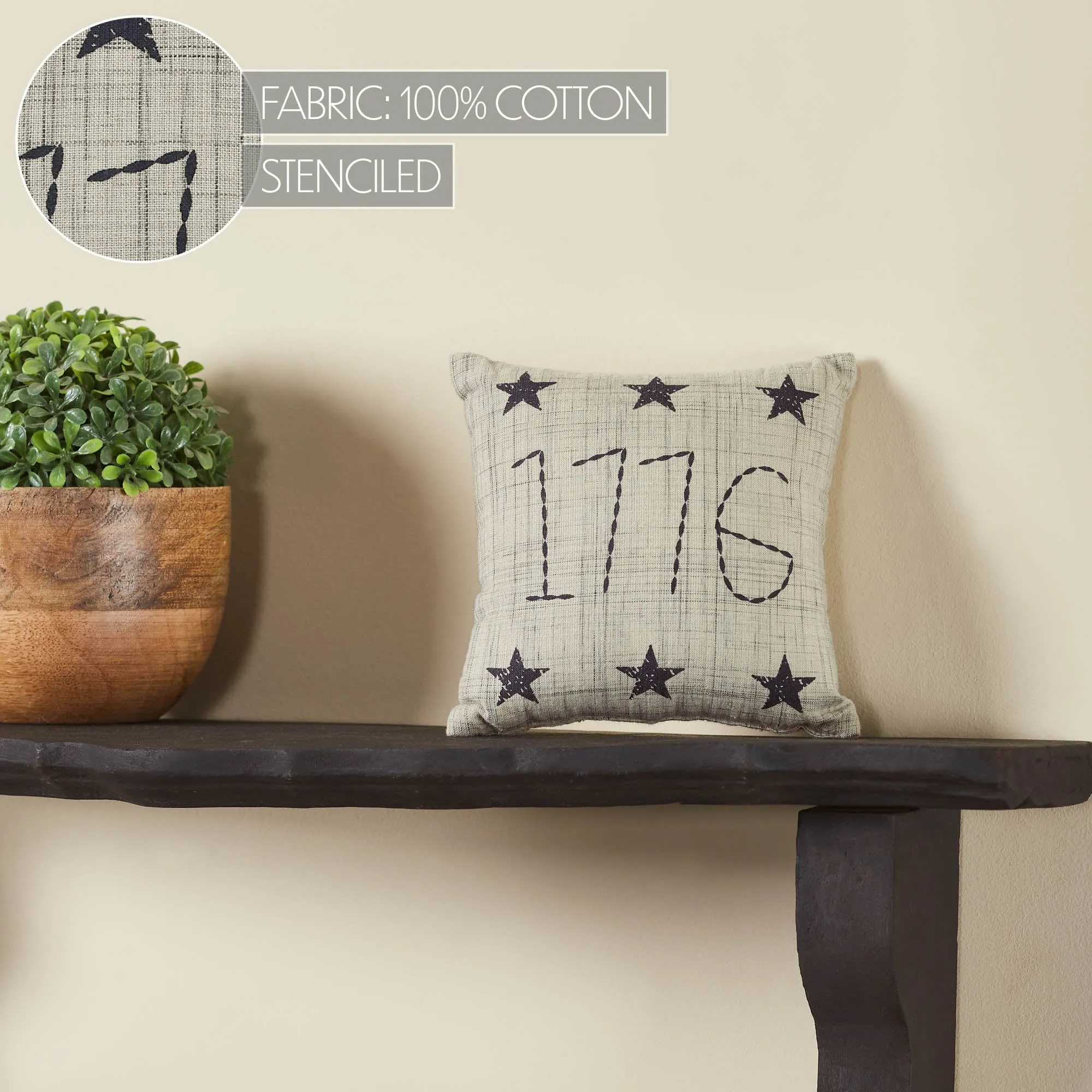 My Country 1776 Pillow 6x6