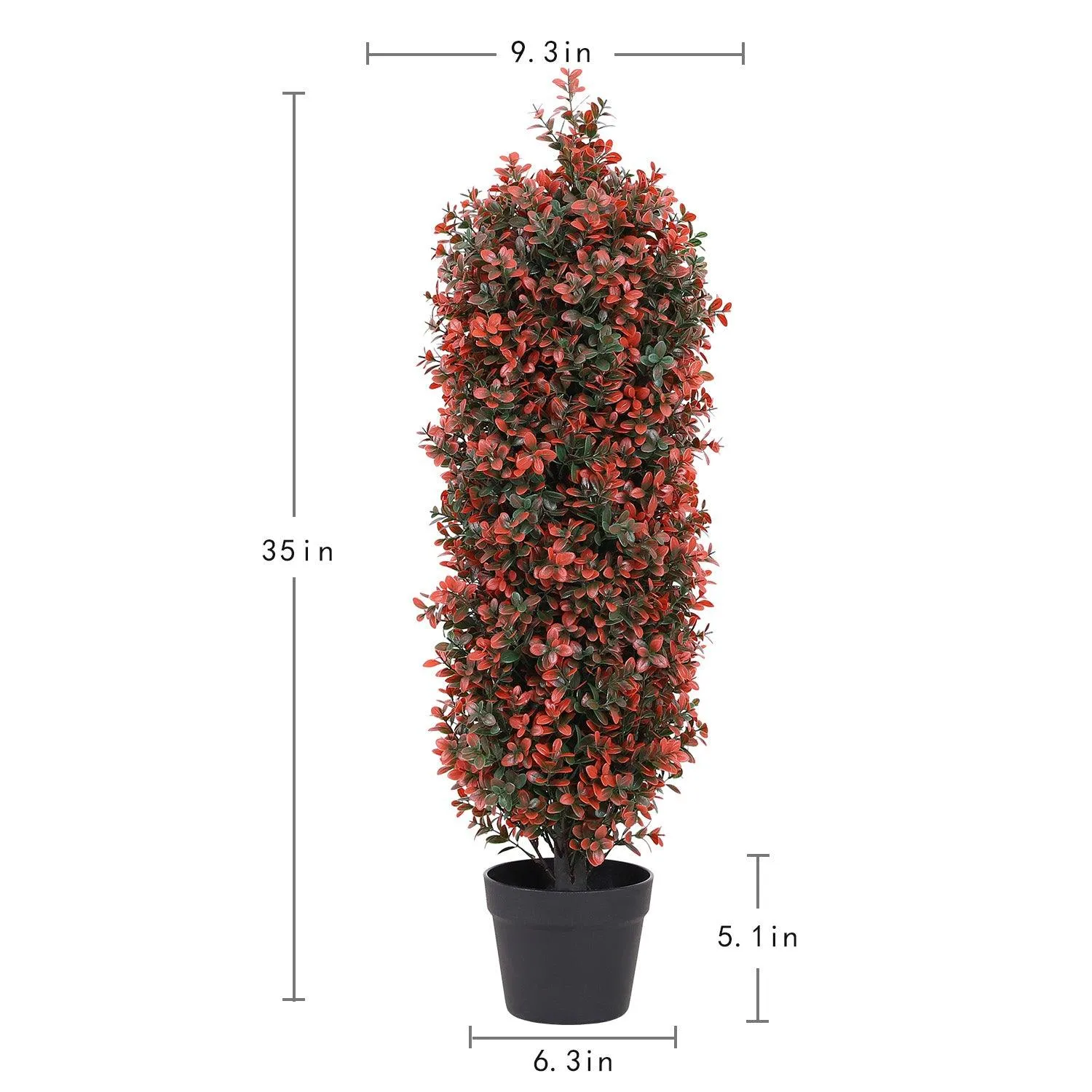 Mypoetree Taper Artificial Boxwood Trees