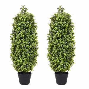 Mypoetree Taper Artificial Boxwood Trees