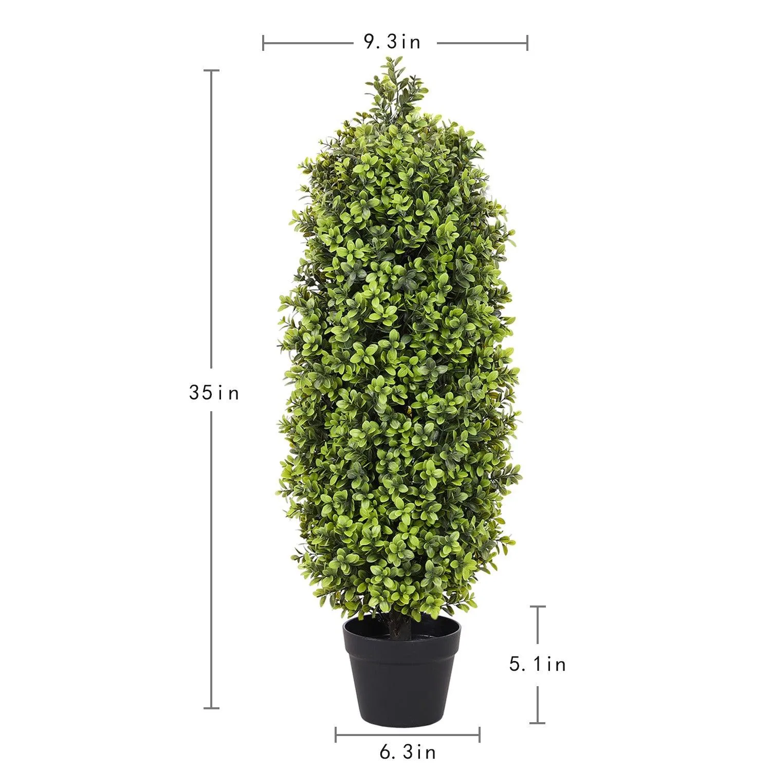 Mypoetree Taper Artificial Boxwood Trees