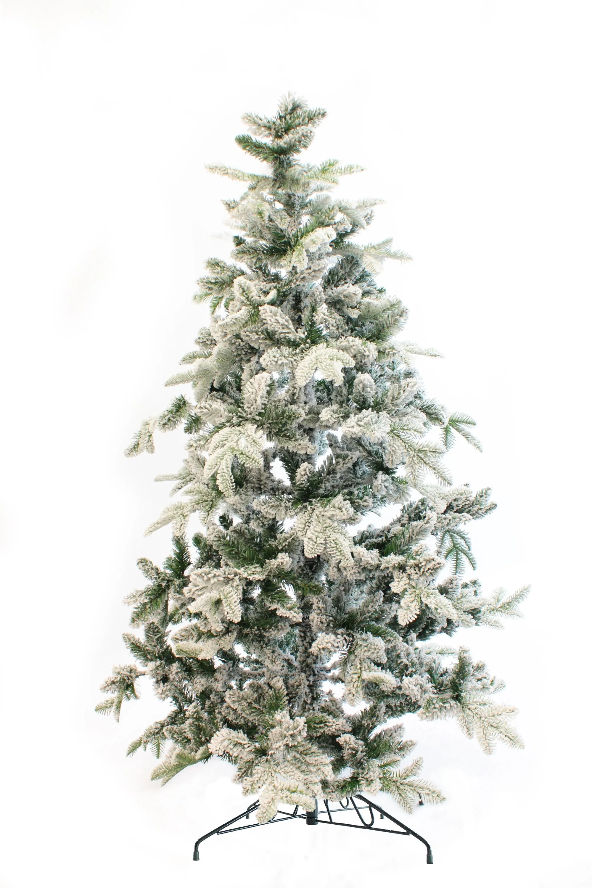 OPEN BOX - 7.5' Alpine Fir Artificial Christmas Tree - Snow Flocked