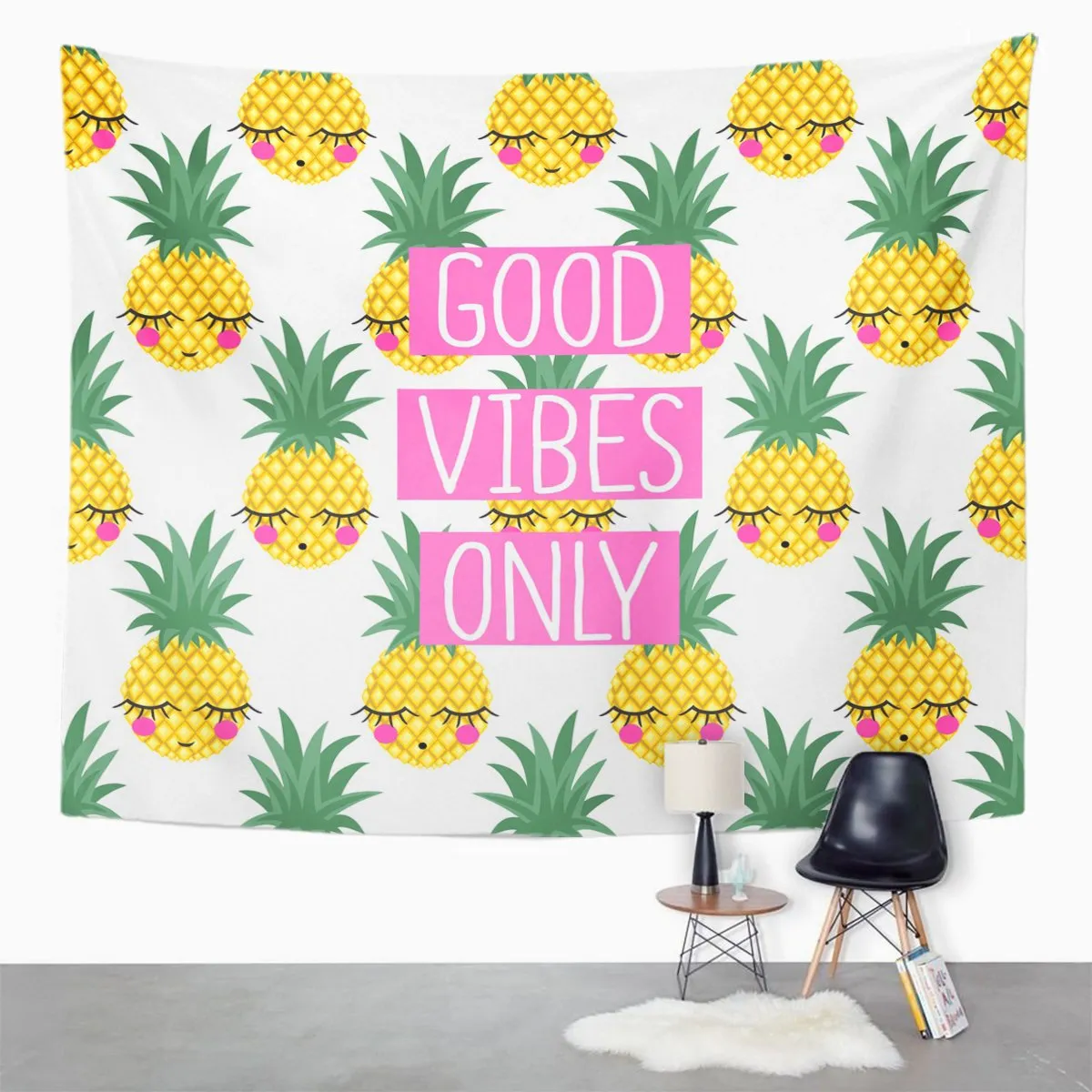 Pineapple Vibes Tapestry