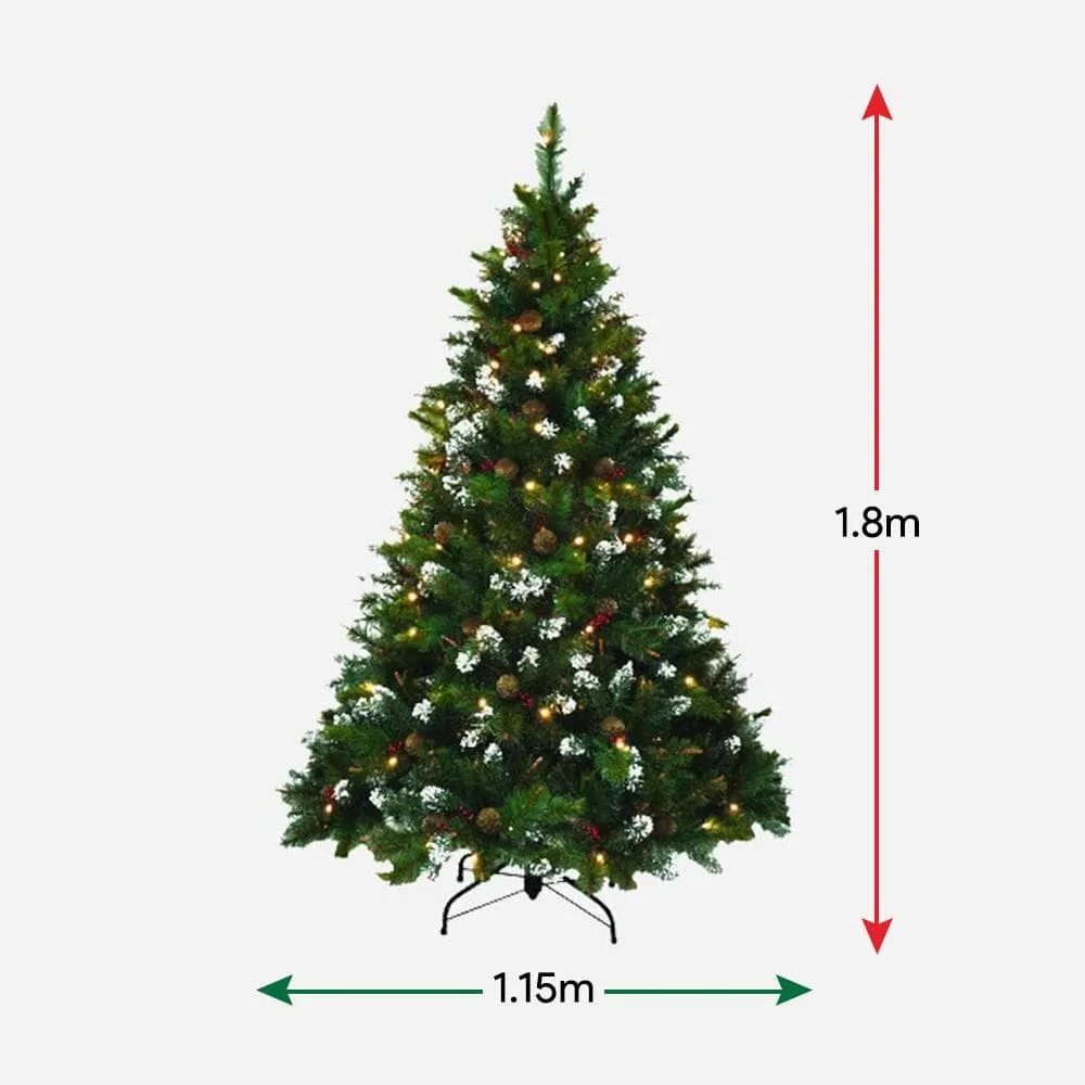 Pre-Lit Canadian Pine Tree With 6ft (1.8m)