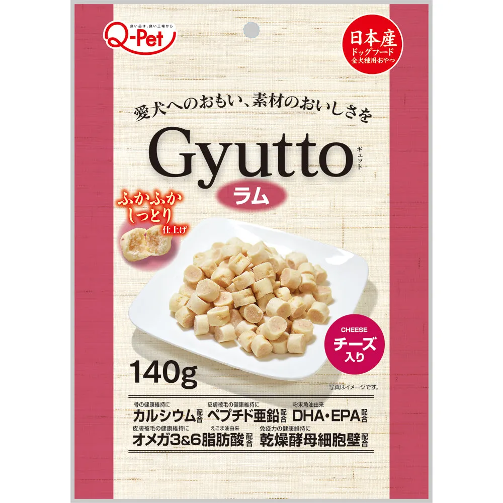 Q-Pet Dog Gyutto Lamb & Cheese 140g