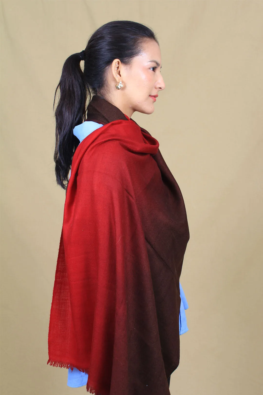 Rania Ombre Dyed Cashmere Stole