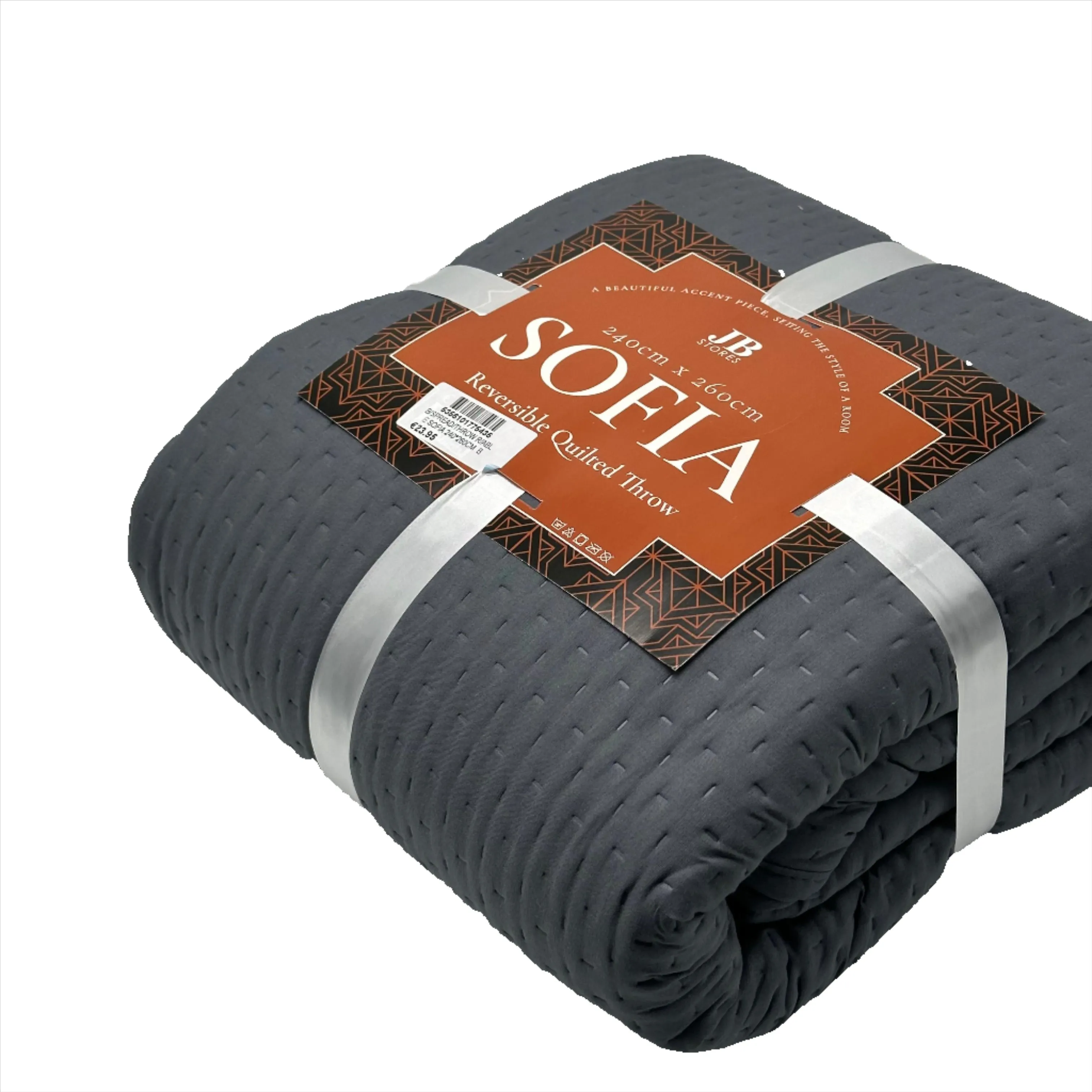 Reversible Quilted Throw Sofia