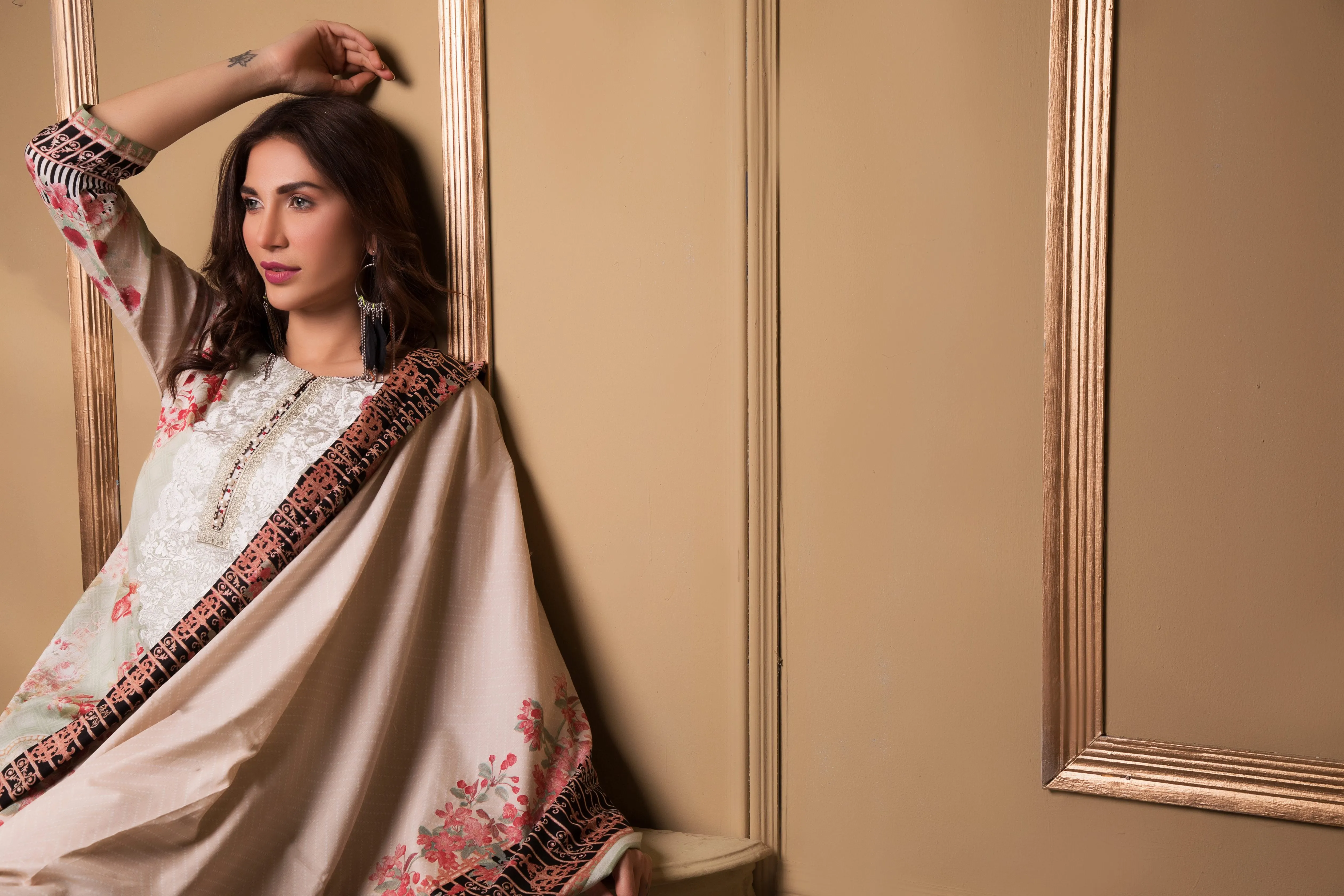 Sahil Designer Festive Lawn Collection 2019 – SLDF-4B