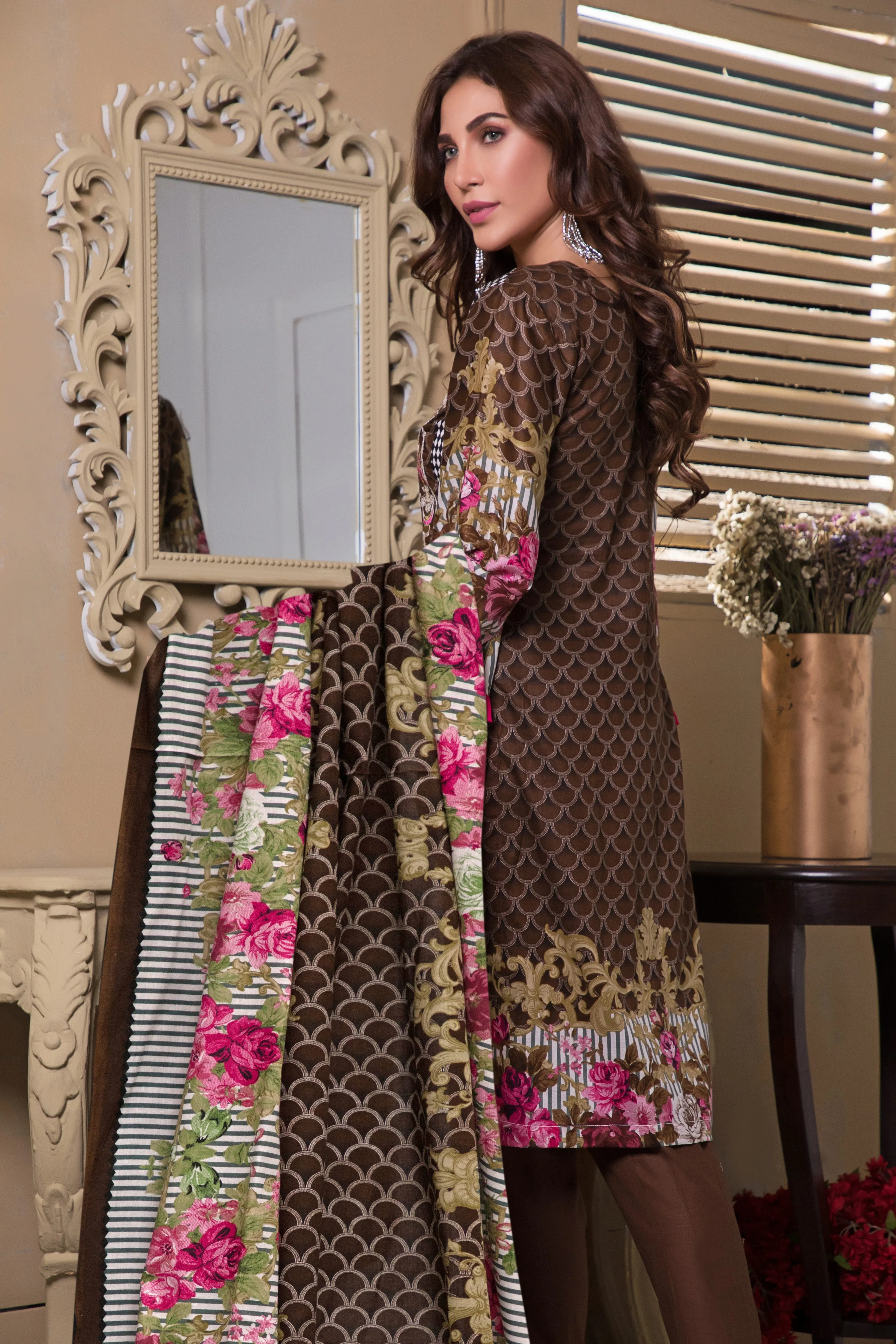 Sahil Designer Festive Lawn Collection 2019 – SLDF-6B