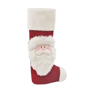 Santa Face Standing Stocking 24"