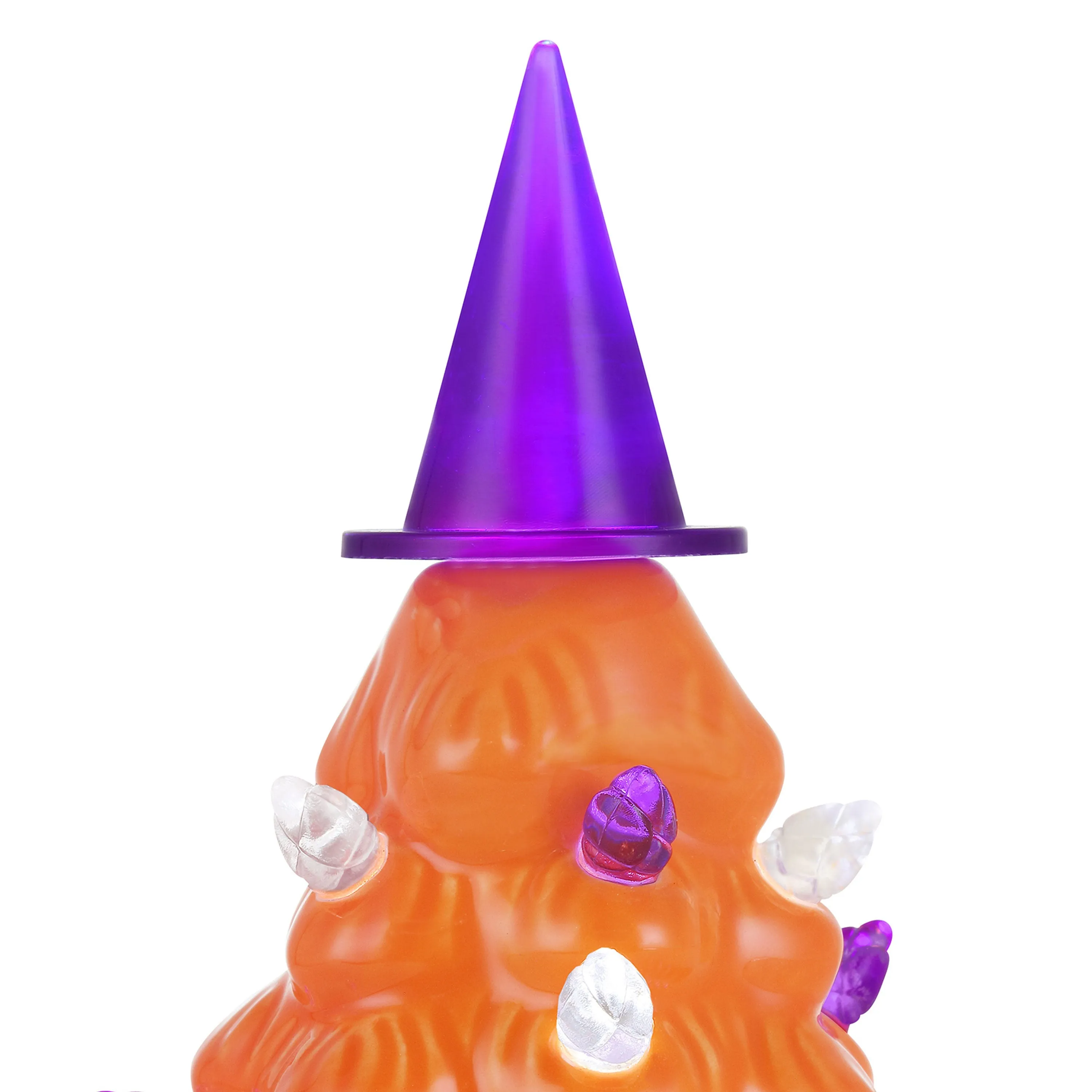 Set of 2 Mini Halloween Trees - Orange