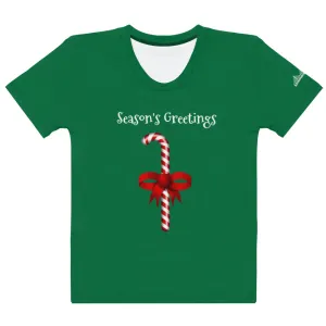 Women's T-shirt Candy Canes